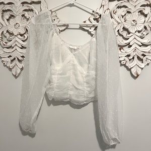 Glassons Long Sleeve Crop Top